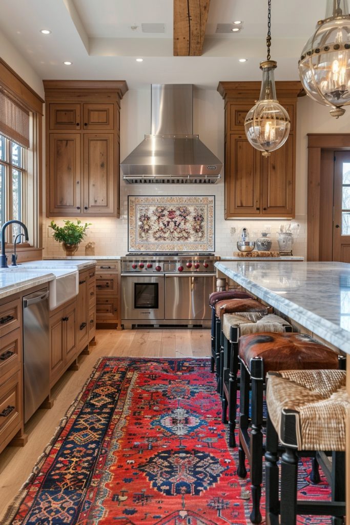 Boho Luxe Kitchen Elegance