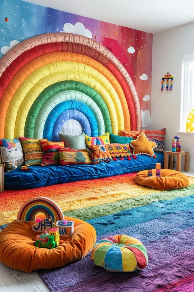 Boho Rainbow Room