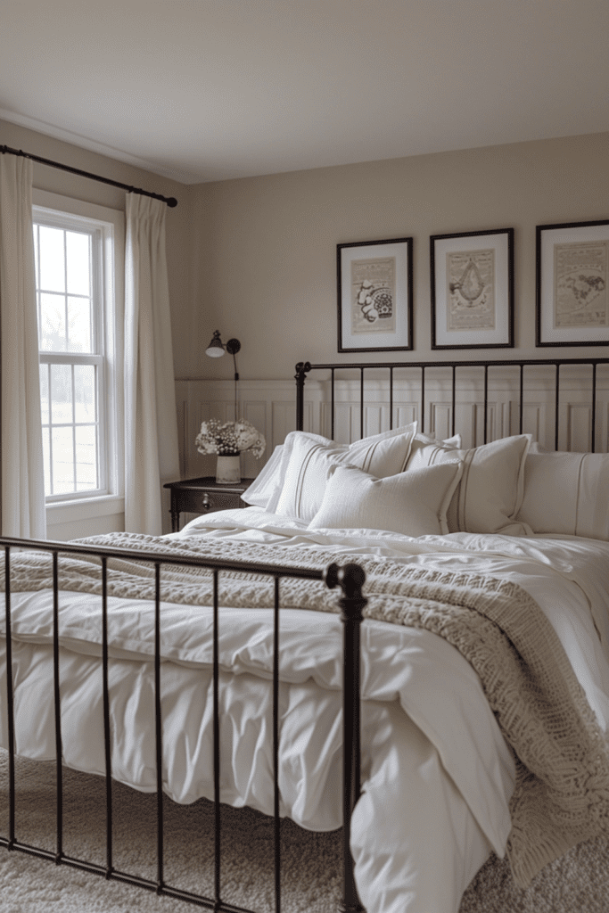 Clean-Lined Iron Bed Frames