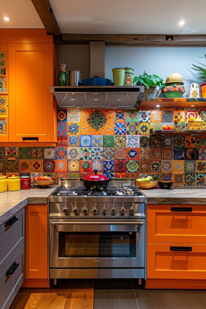 Colorful Boho Backsplash Inspirations