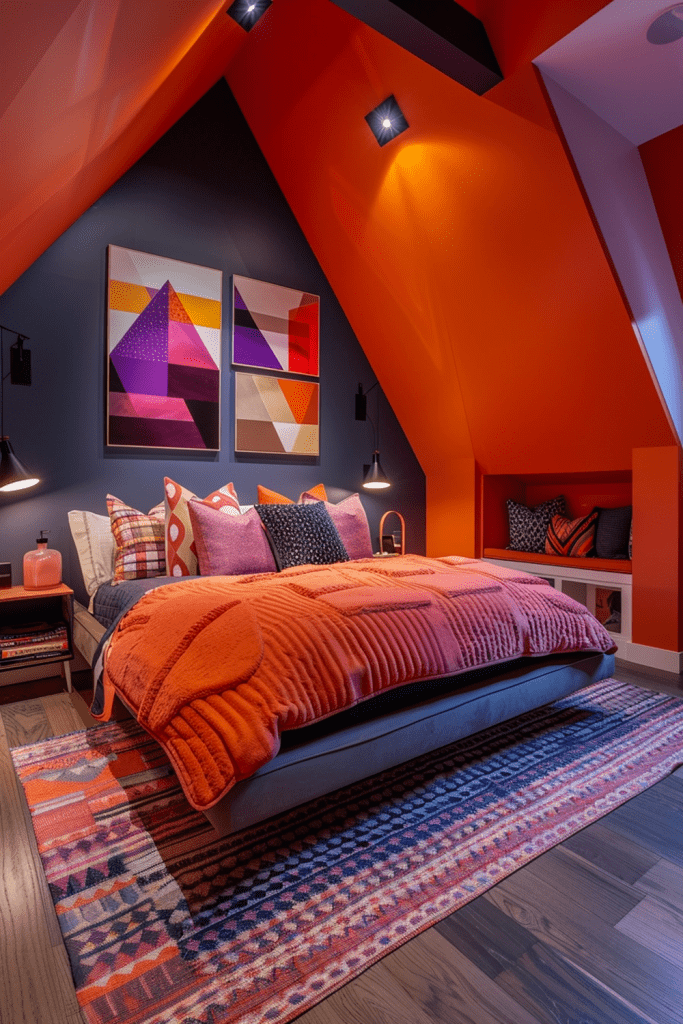 Contemporary Cool Attic Quarters