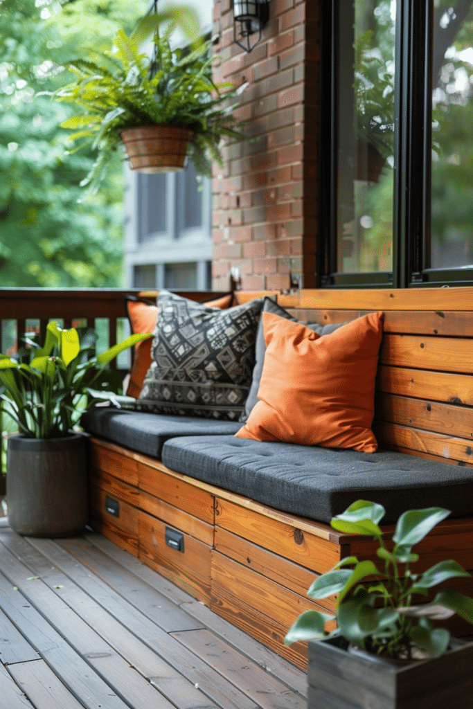 Corner Storage Benches