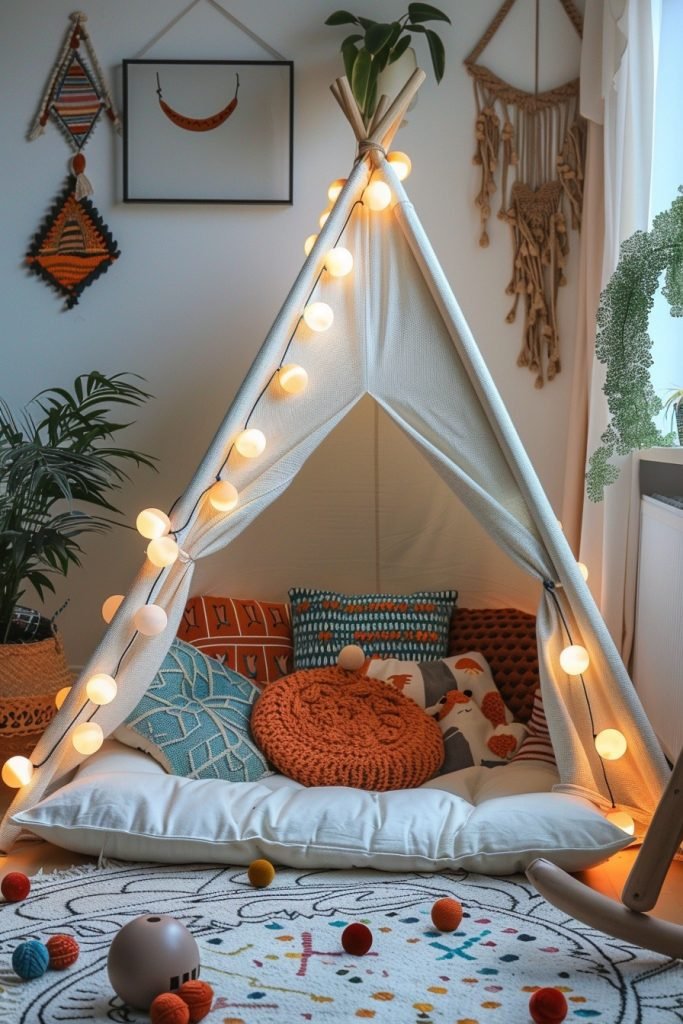 Cozy Knit Play Tent