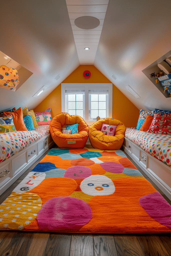 Creative Kids’ Attic Playroom