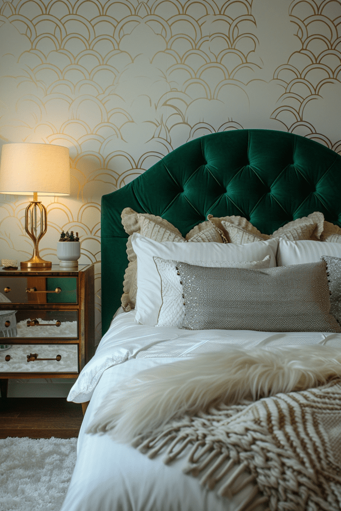 Deco Deluxe: Emerald Velvet Dreams