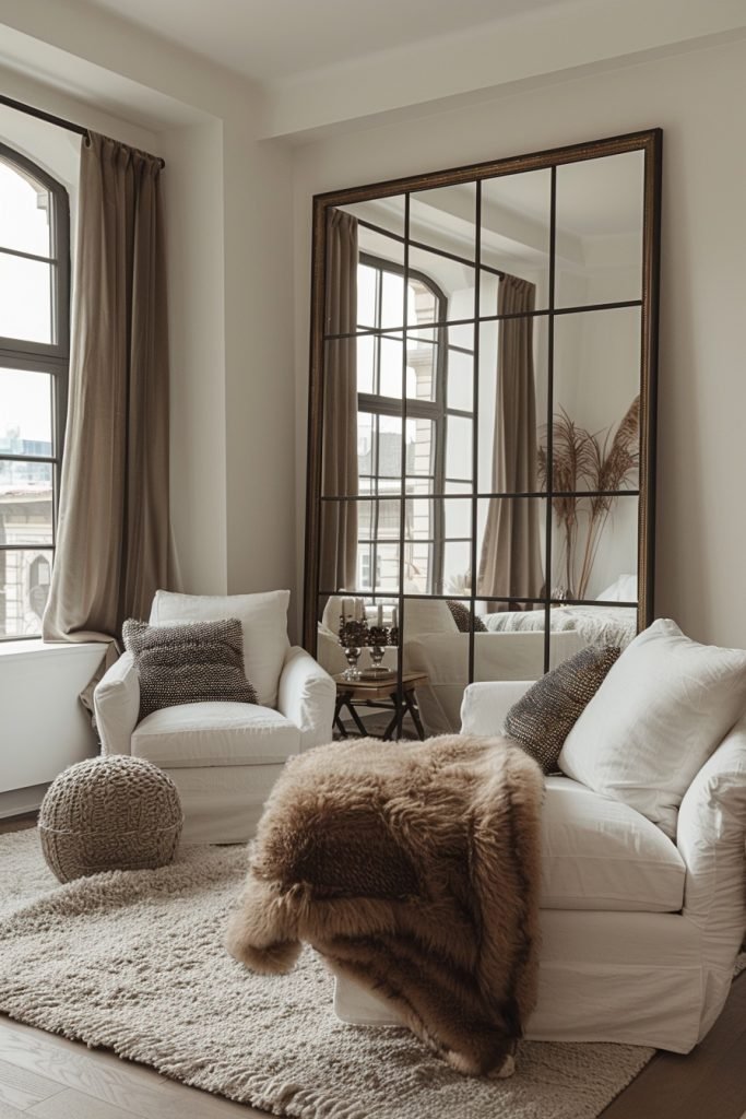Decorative Mirrors to Enhance Light and Space
