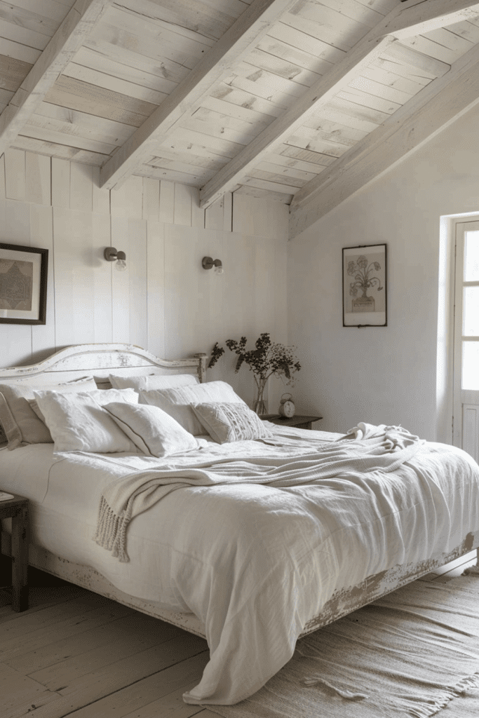 Distressed Painted Bed Frames
