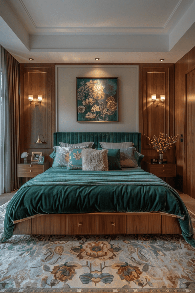 Emerald Symphony: Harmonious Art Deco Aesthetics