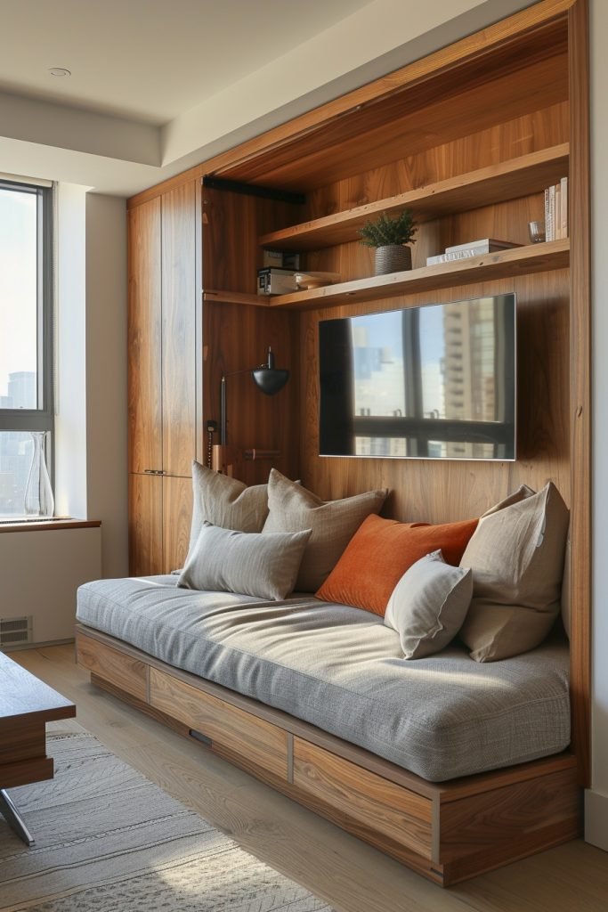 Fold-Down Furniture for Flexibility