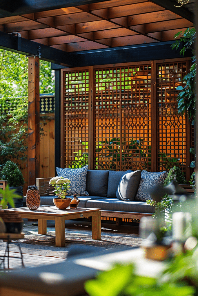 Freestanding Privacy Screens