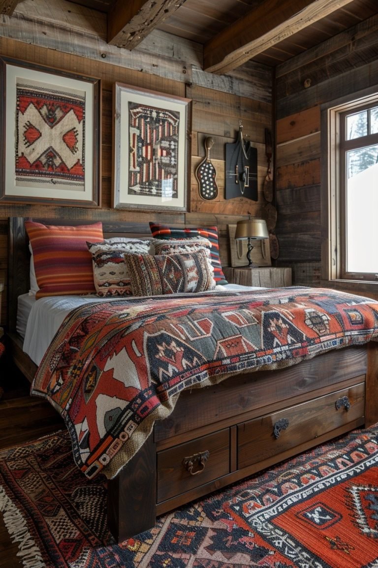 Picture Idea: 29 Rustic Boho Style Bedrooms Cozy And Chic Inspirations