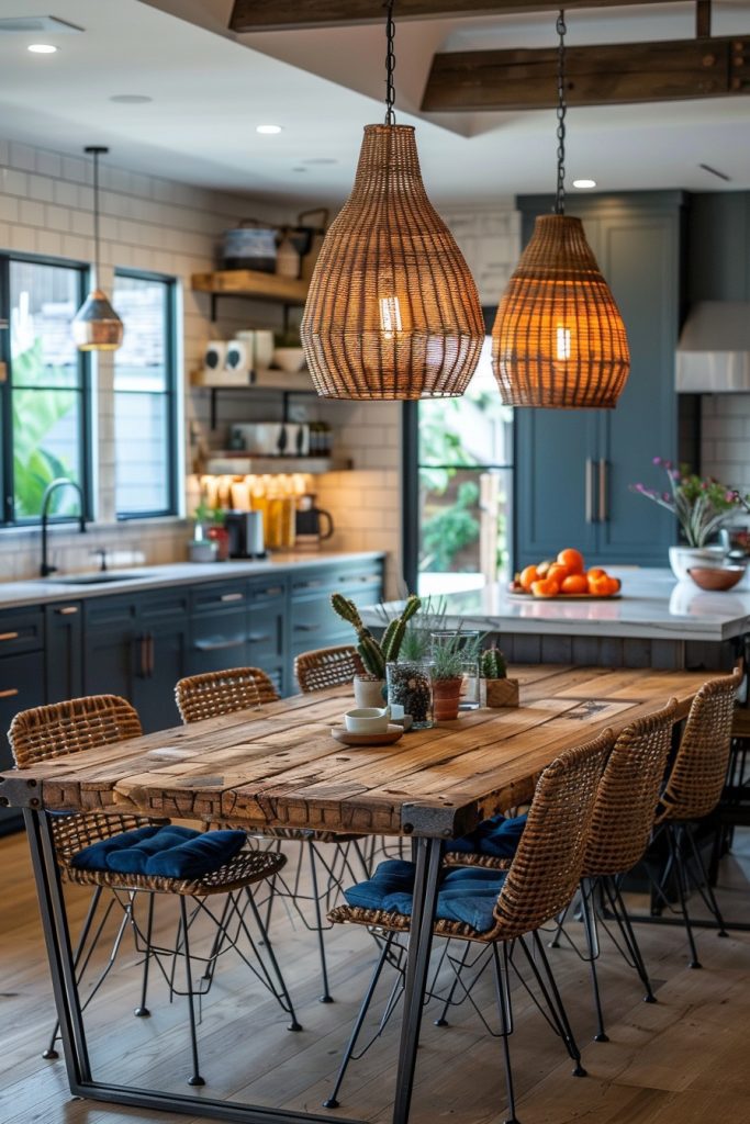 Industrial Boho Kitchen Touches