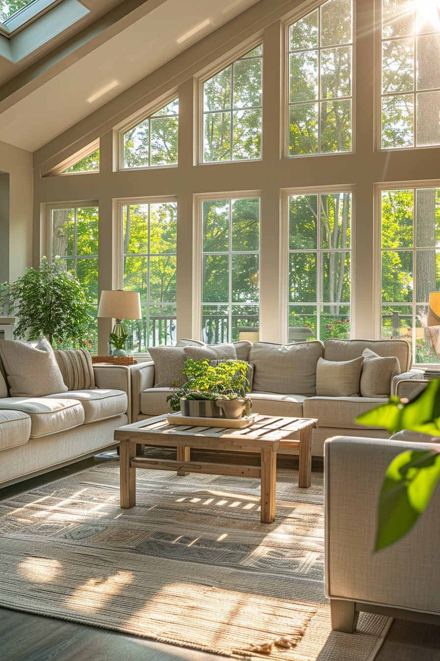 Minimalist Penthouse Apartment Sunroom Ideas