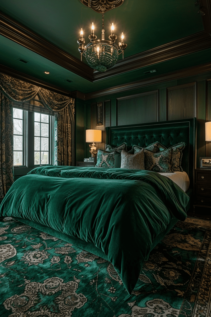 Lush Deco Luxe: Plush Textures in Green
