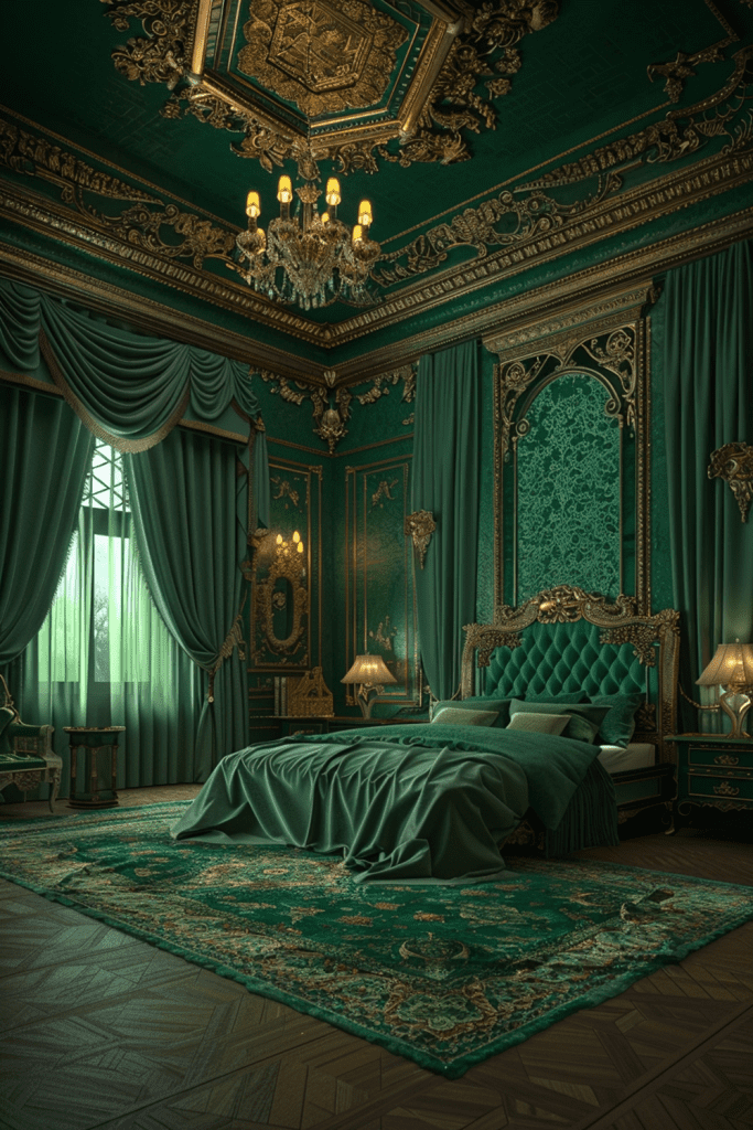 Majestic Emerald: Royal Deco Designs