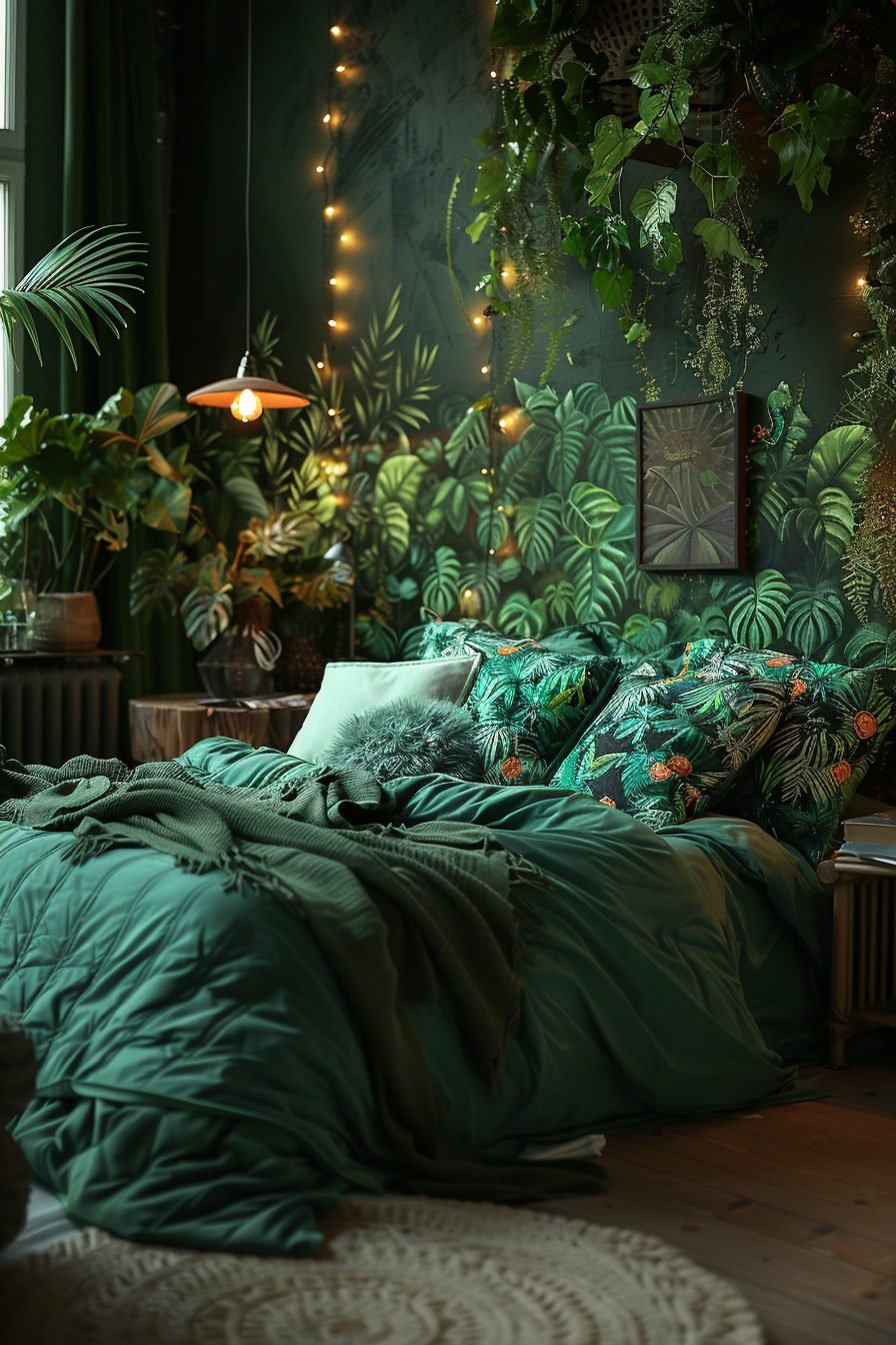 29 Dark Green Bedroom Ideas For A Luxurious And Calming Space ...