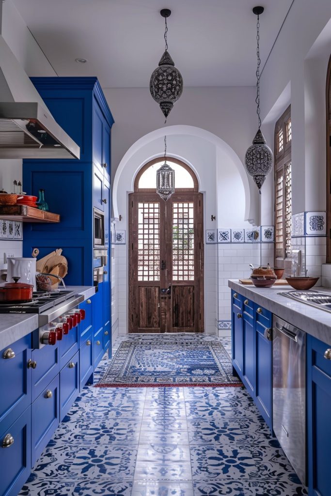 Moroccan-Inspired Boho Kitchens