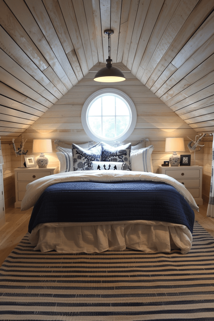 Nautical Theme Attic Getaway