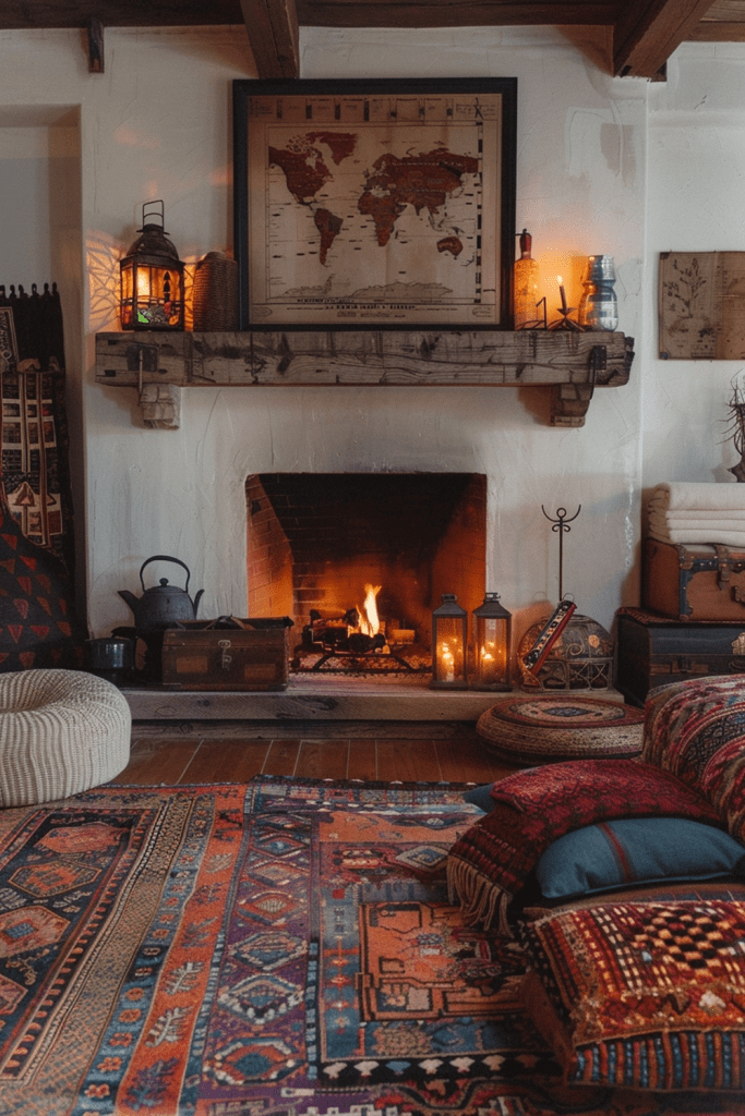 Nomadic Nooks: Fireplace Edition