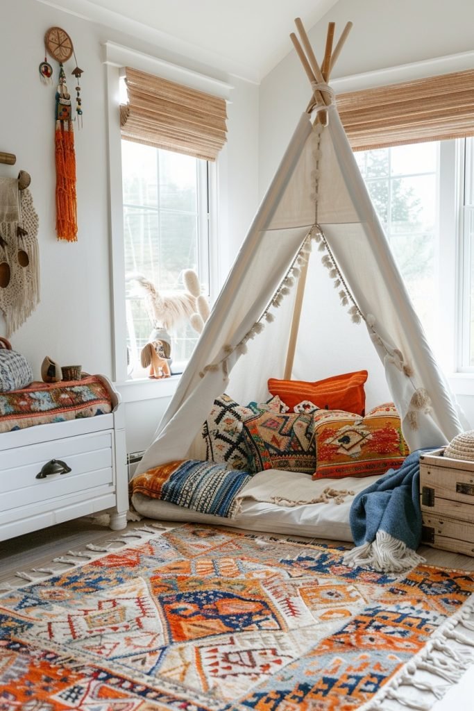 Nomadic Tipi with Global Textiles