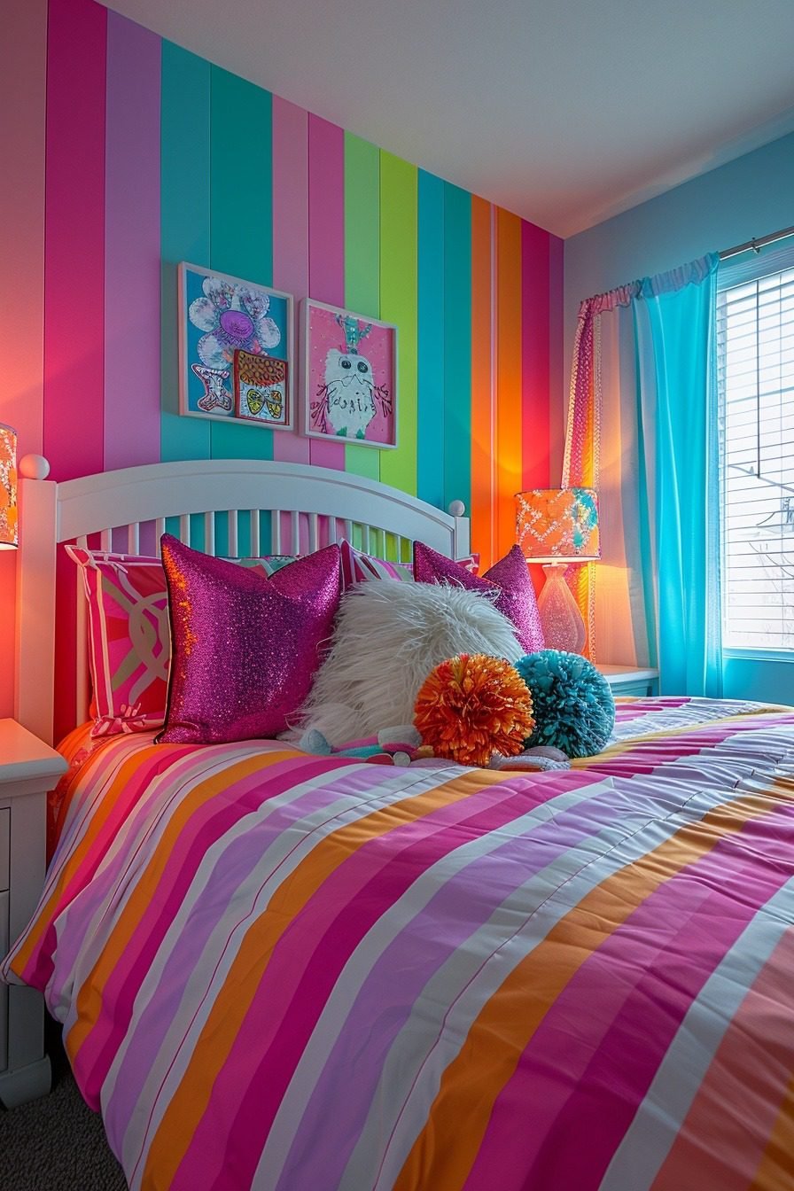 29 Rainbow Bedroom Ideas Kids Will Love Courtneys World