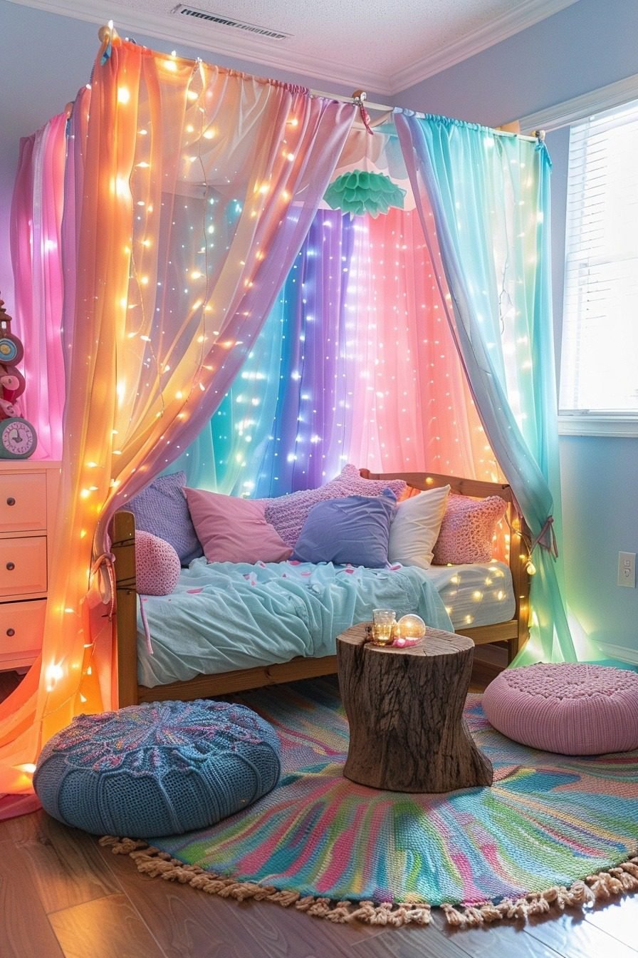 29 Rainbow Bedroom Ideas Kids Will Love Courtneys World