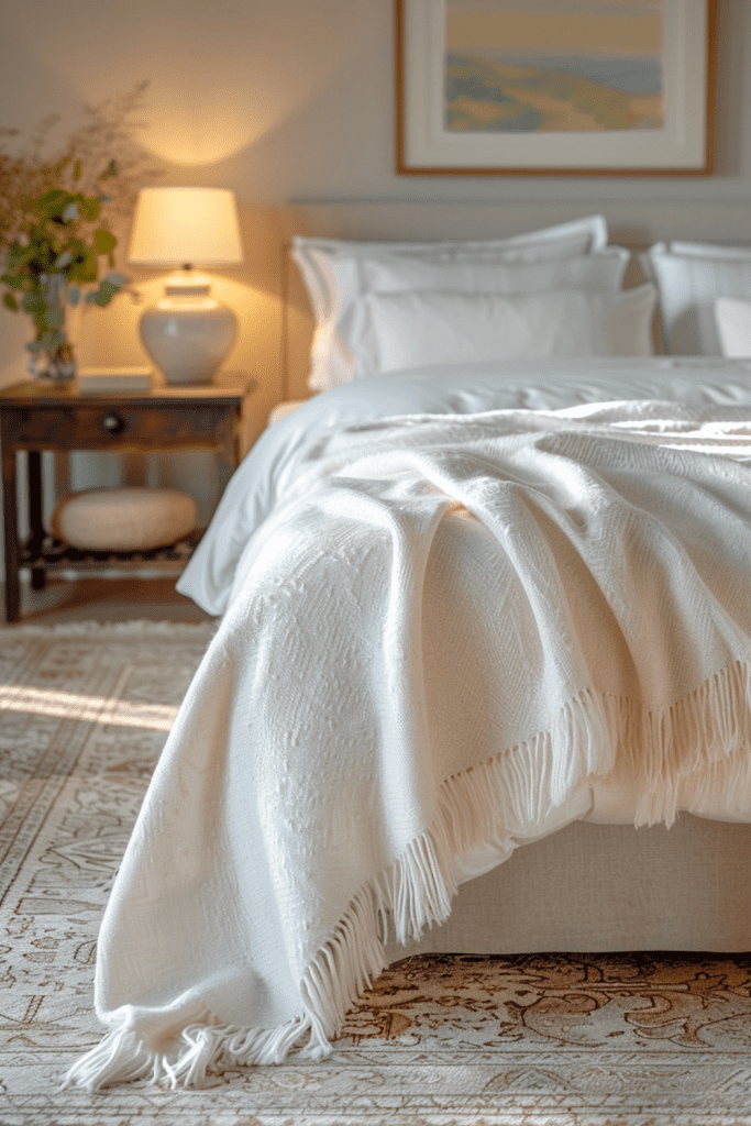 Raw Silk Throw Blankets