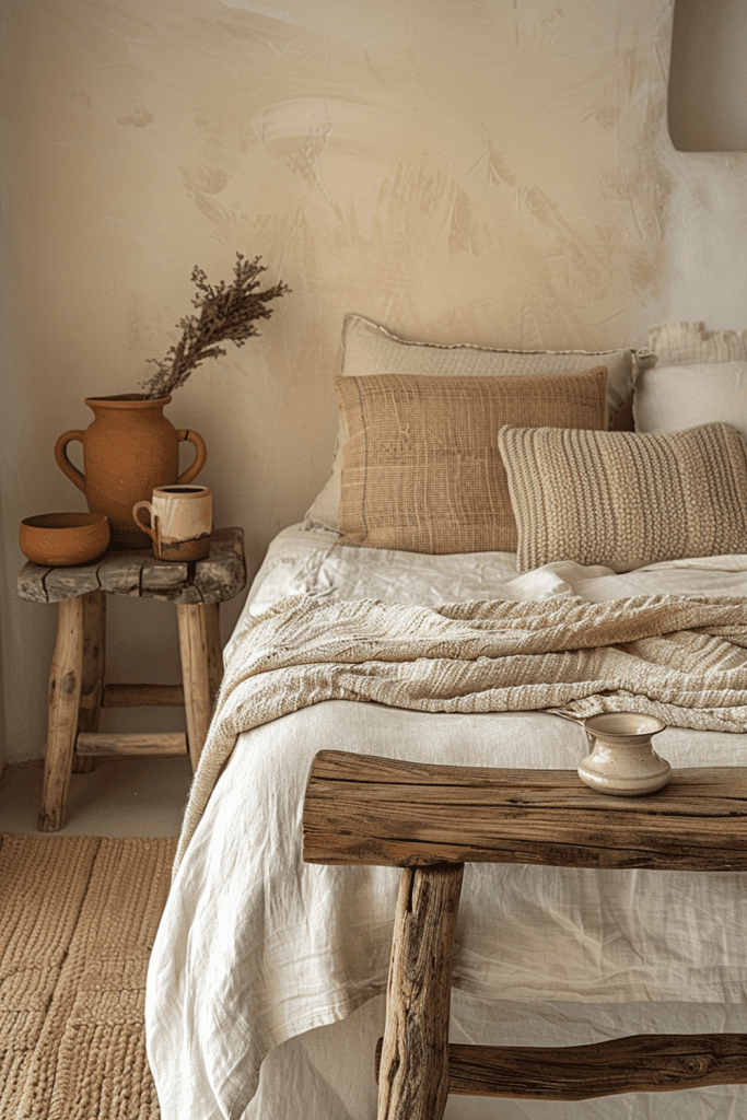 Simple Earthenware for Bedside Decor