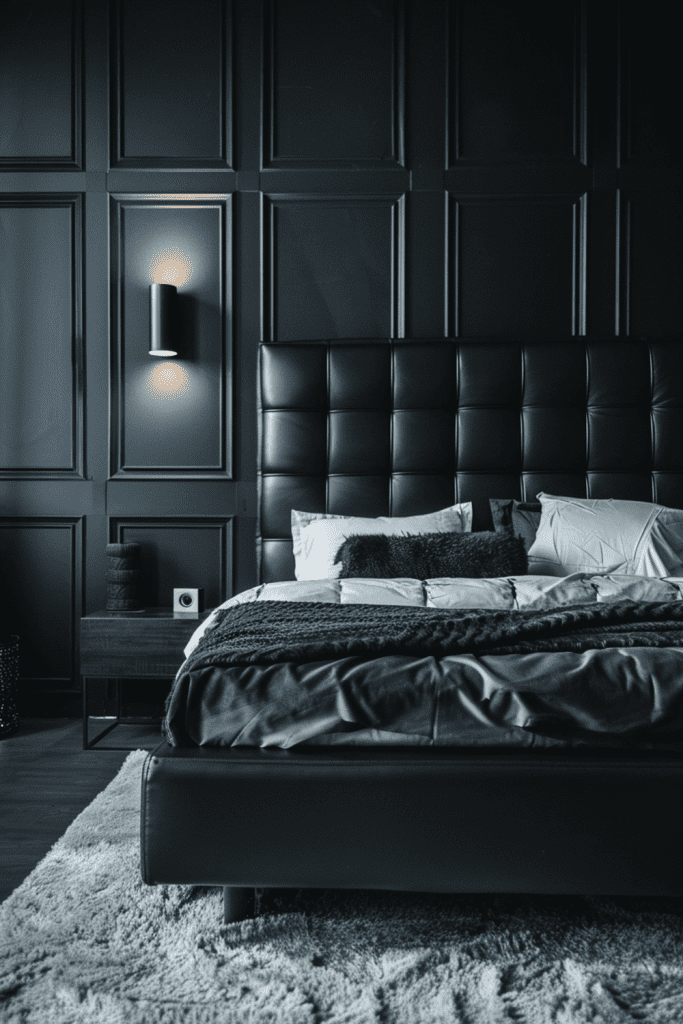 Sleek Black Leather Furniture