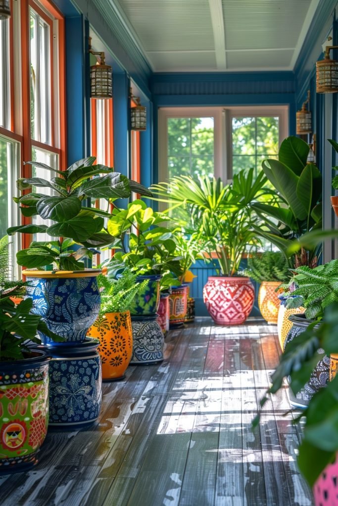 Tropicana Style Plant Holders