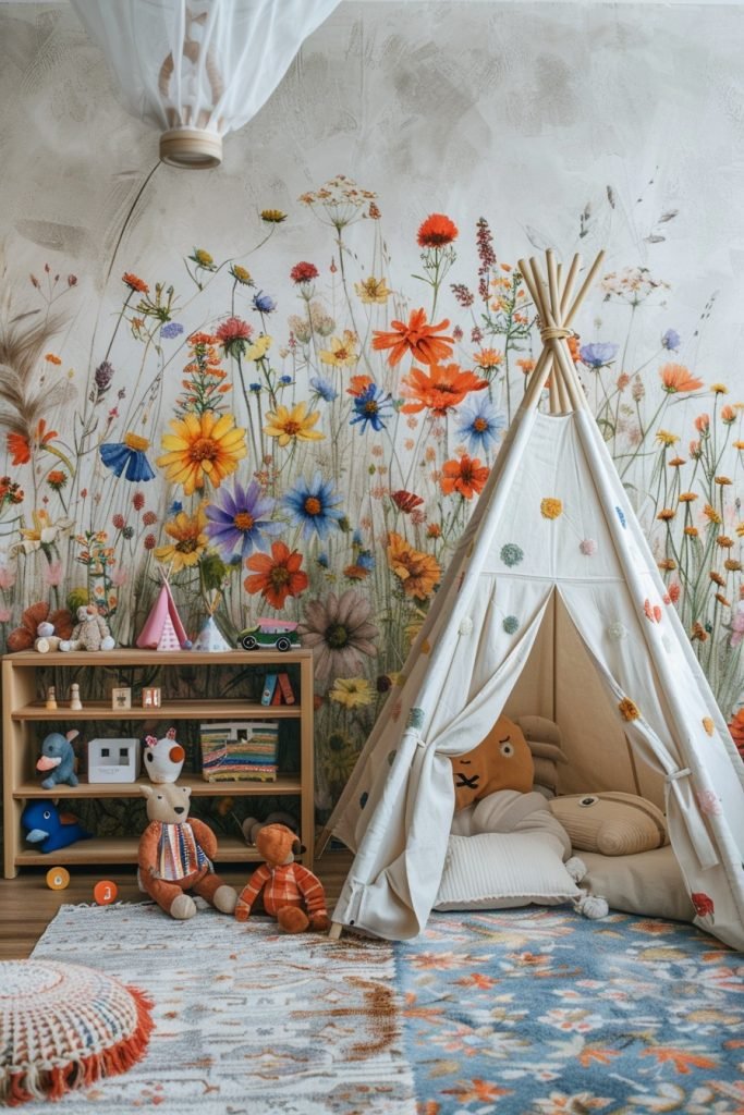 Wildflower Wall Murals