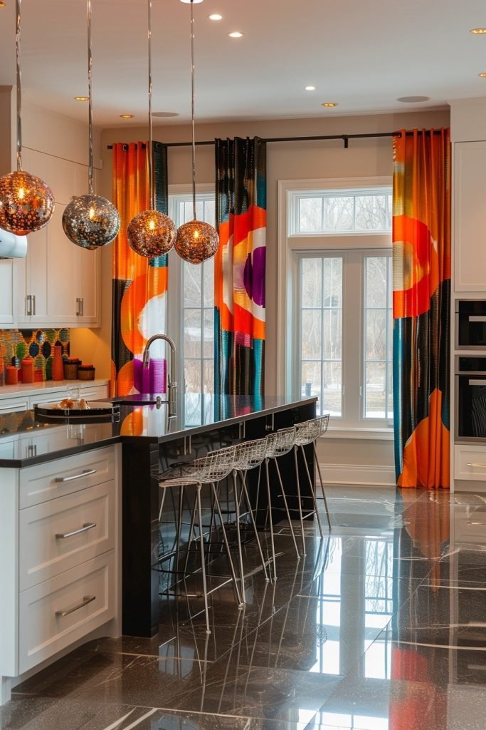 Abstract Art Inspired Curtains
