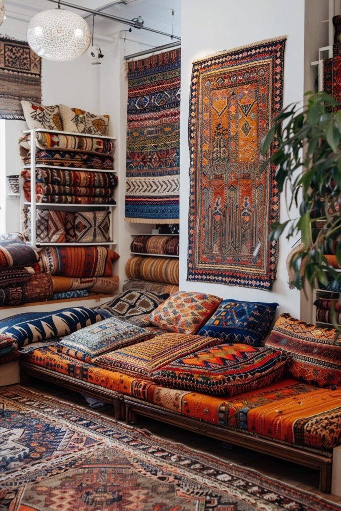 Afrohemian Rugs and Fabrics