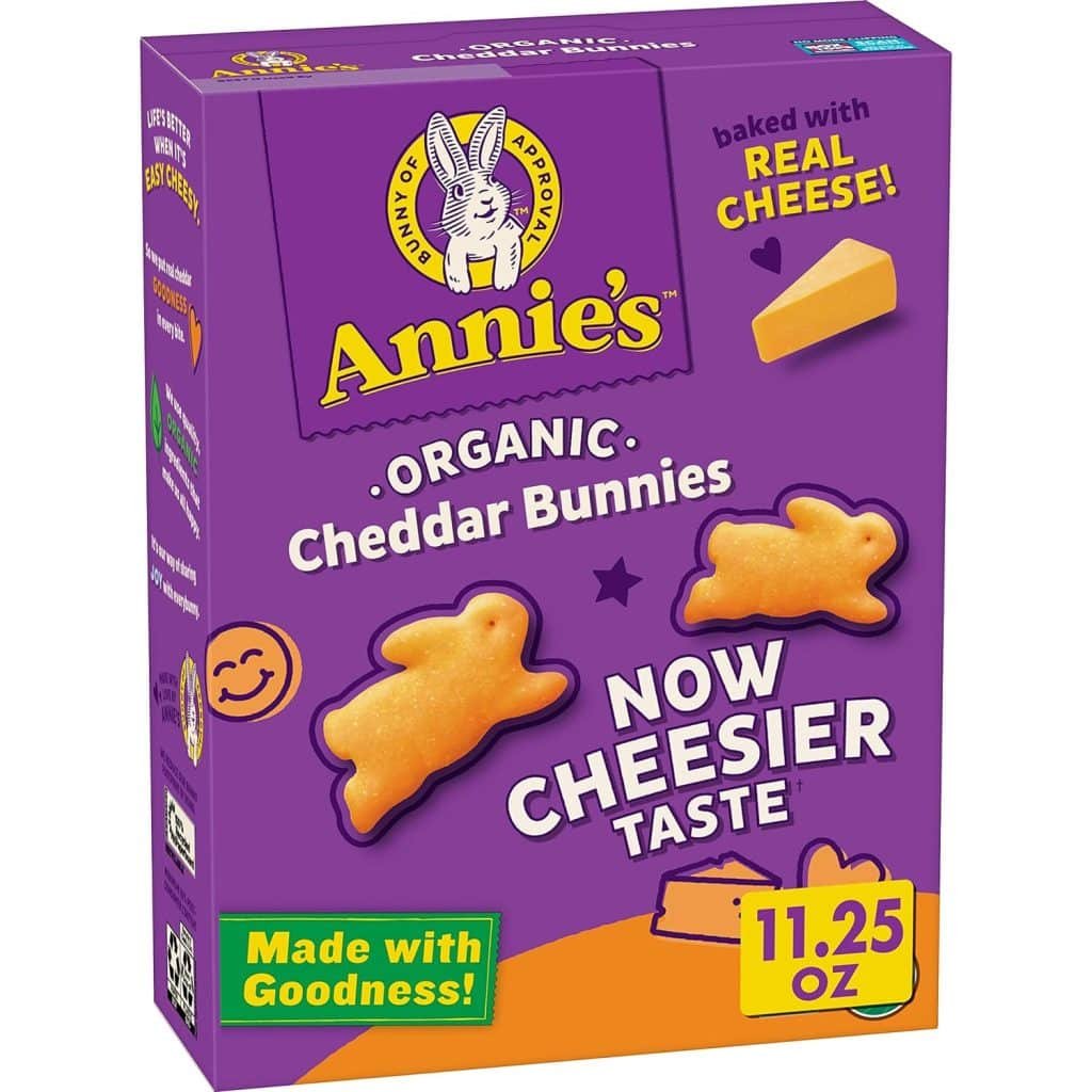 Annie's Organic Cheddar Bunnies Baked Snack Crackers