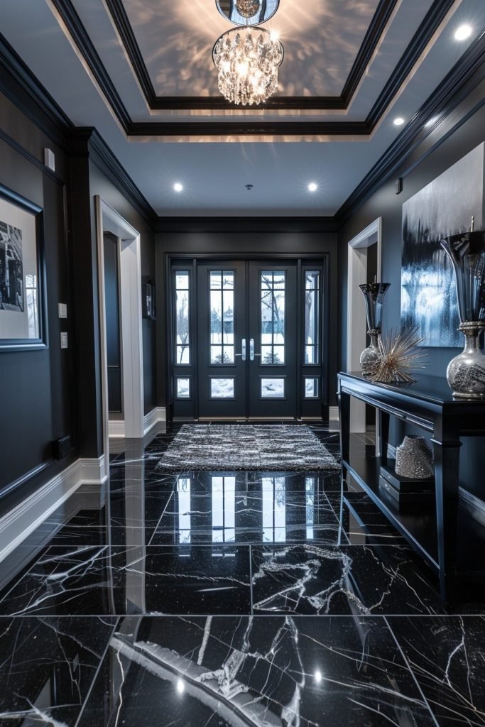 Black Marble Entryway