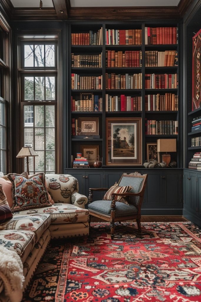 Bold Bookshelf Arrangements