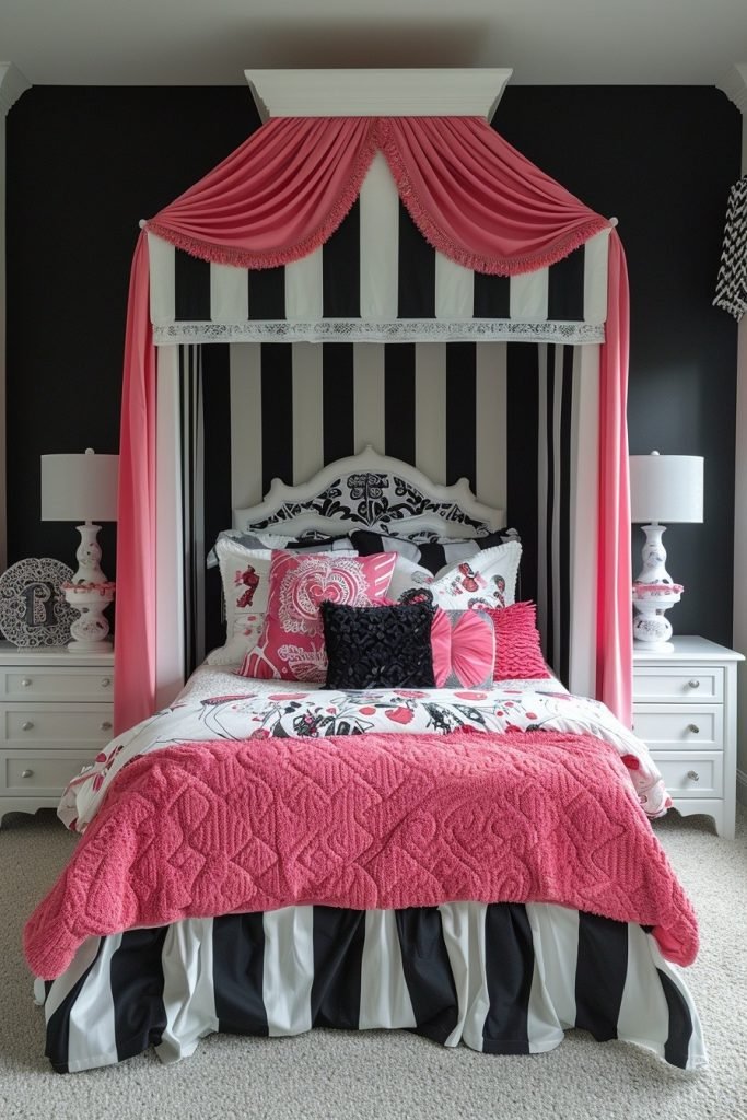 Bold Stripes Canopy Statement