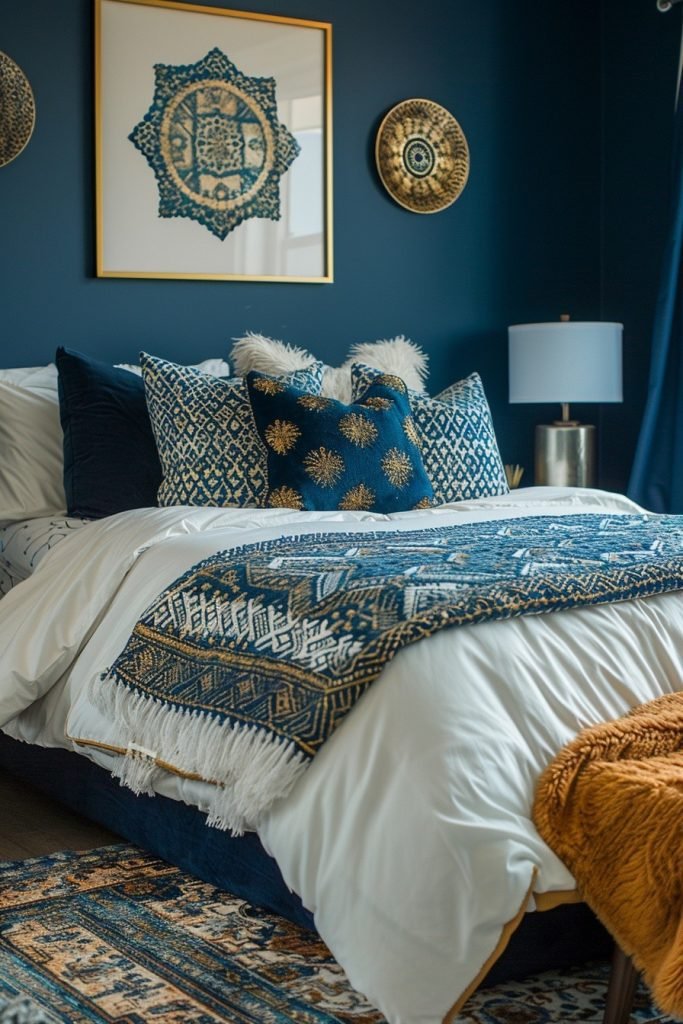 Cerulean Chic Dorm Room