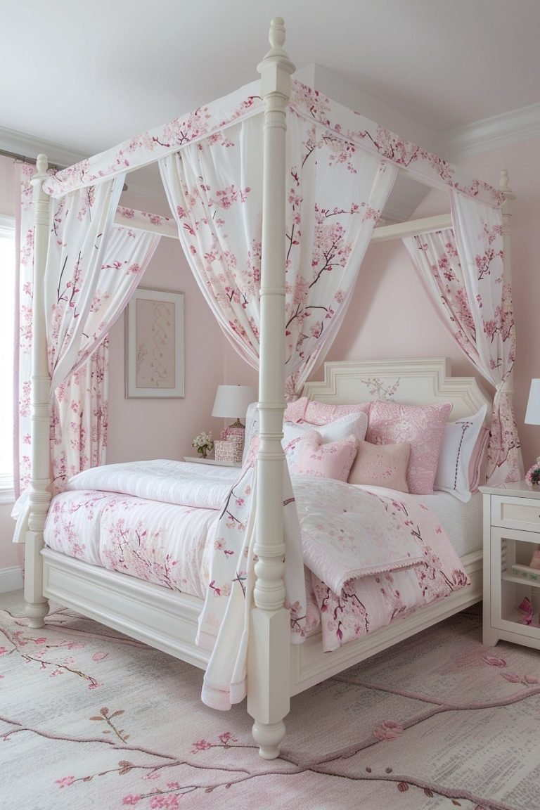 29 Girls Bed With Canopy Ideas For A Magical Bedroom - Courtneys World