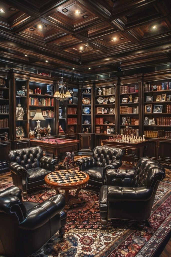 Chess and Strategy Game Room