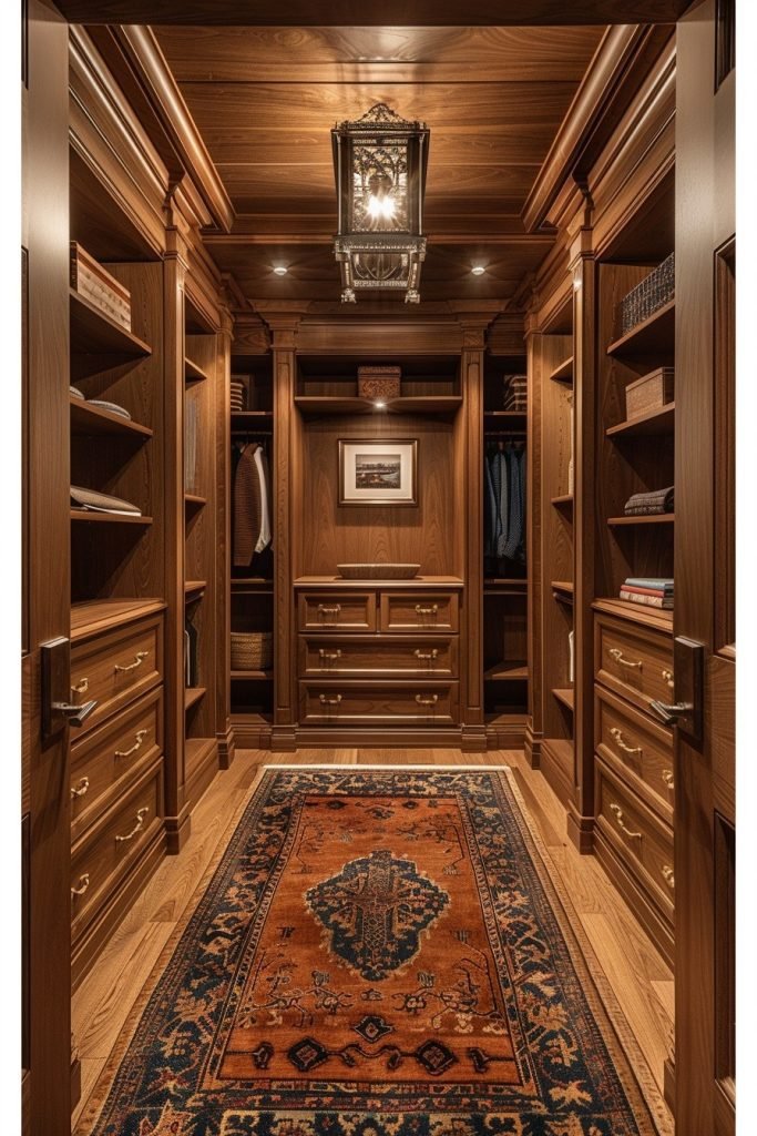Classic Wood Finish Closet
