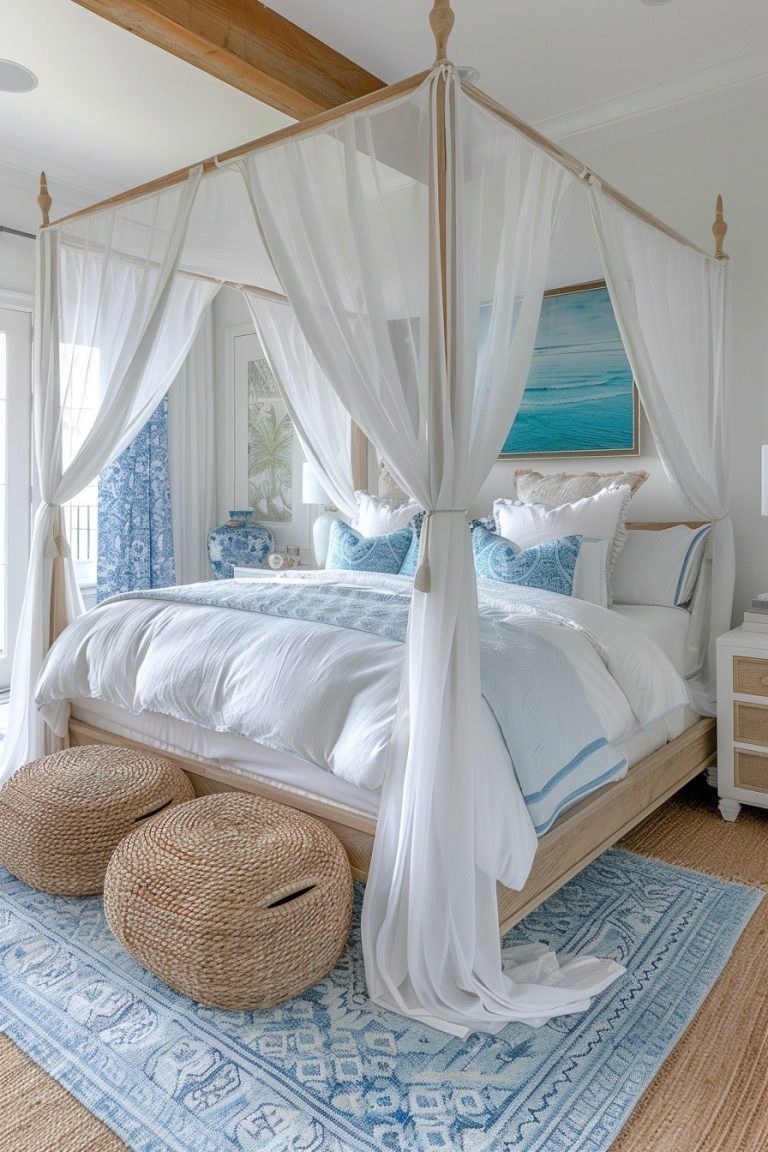 A closer look at Coastal Boho Chic Decor