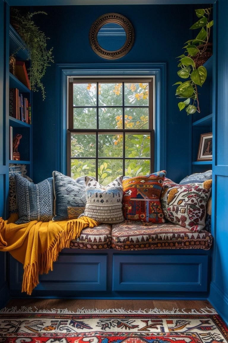 29 Blue Boho Interior Ideas For A Serene And Stylish Space - Courtneys ...