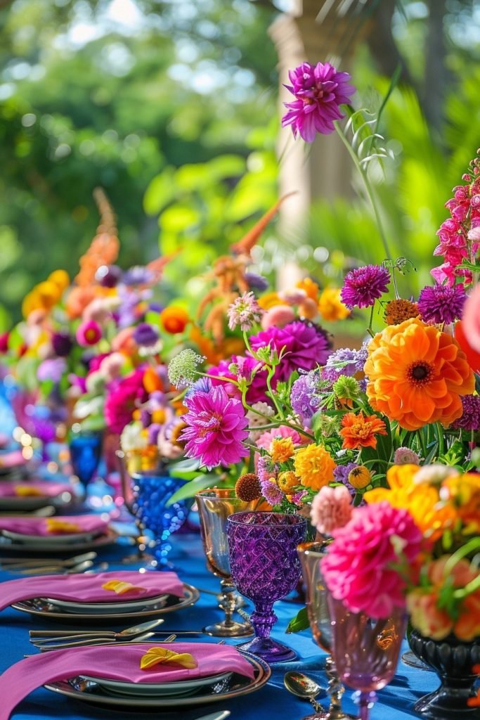 Color Pop Tablescapes