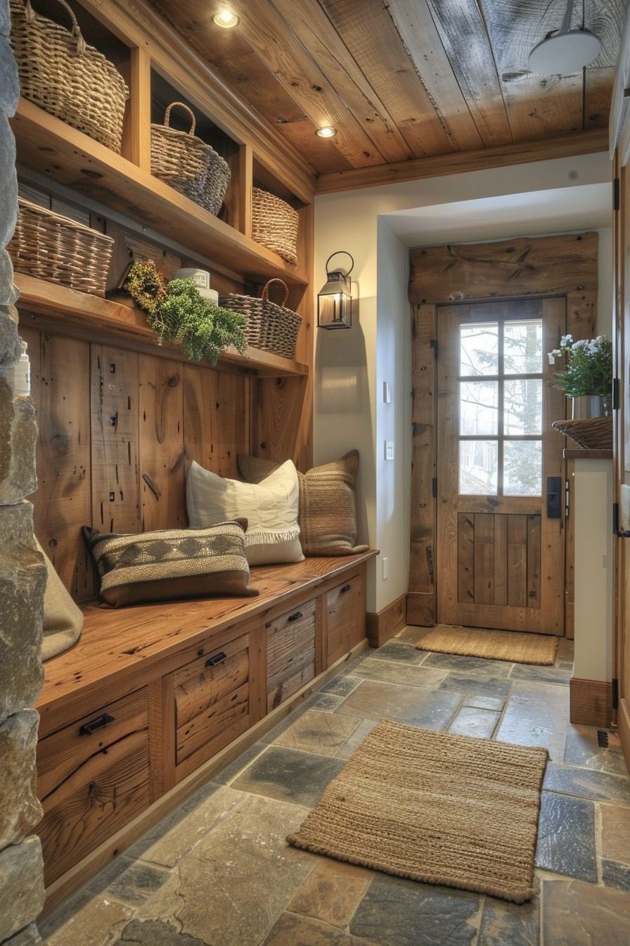 29 Rustic Hallway Design Ideas For A Stylish And Inviting Space ...