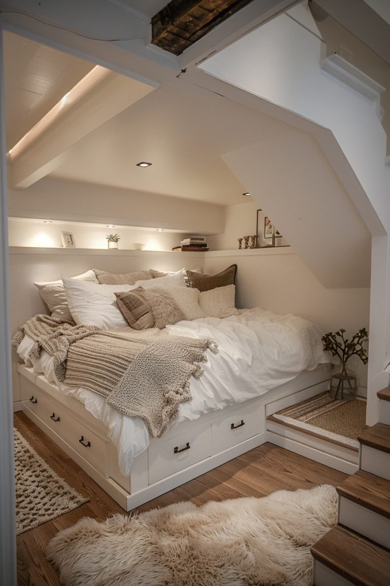 29 Tiny Bedroom Decor Ideas To Maximize Your Small Space - Courtneys World