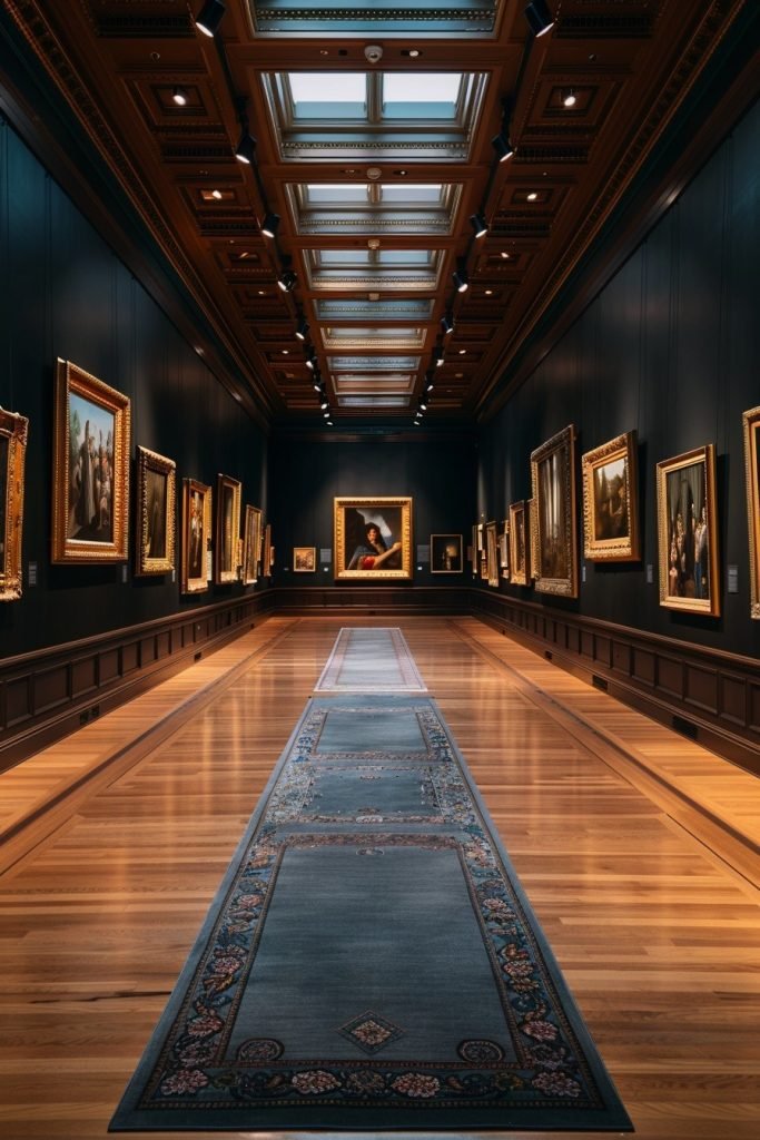 Dark Gallery Hall