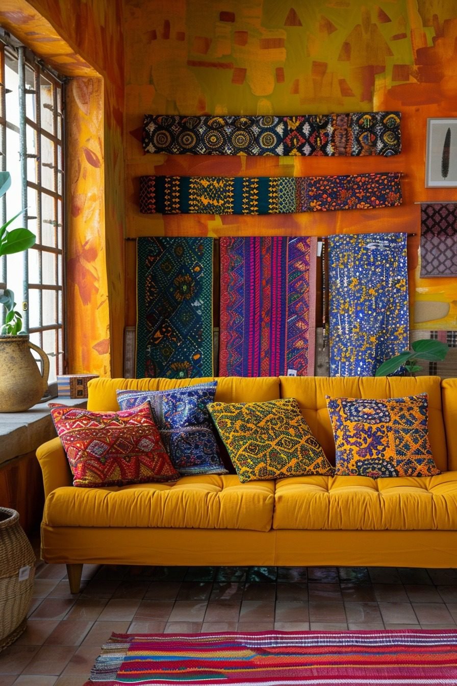 View of 29 Afrohemian Decor Living Room Ideas To Transform Your Space ...