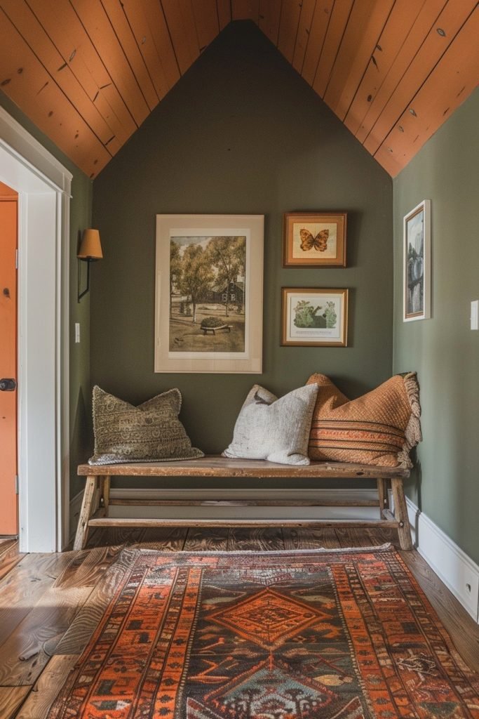 Earthy Tones for Hallway Walls