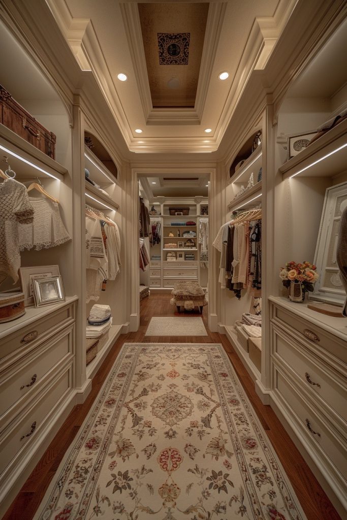 Elegant Boutique-Style Closet